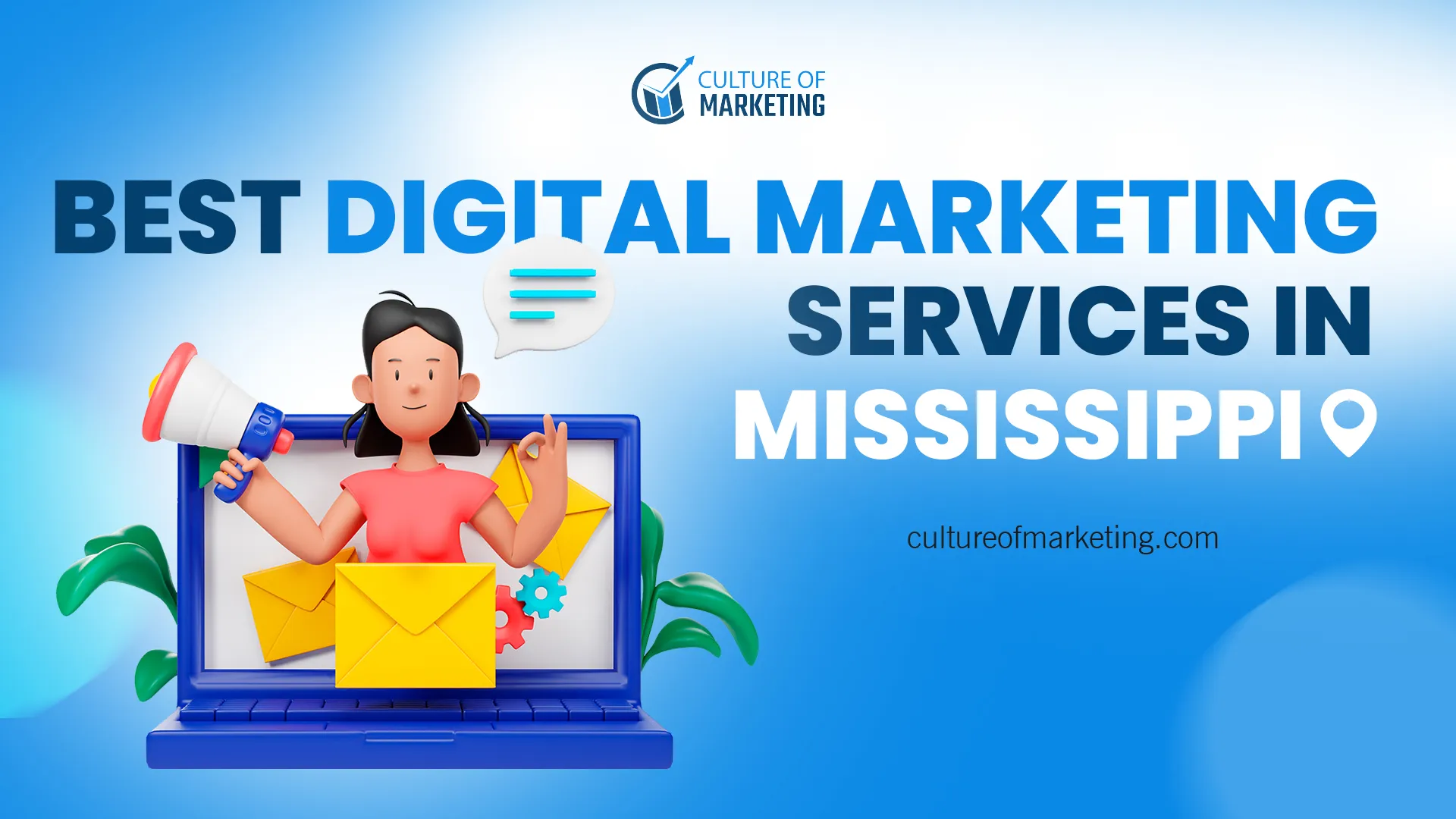 Banner showing best digital marketing services available in Mississippi